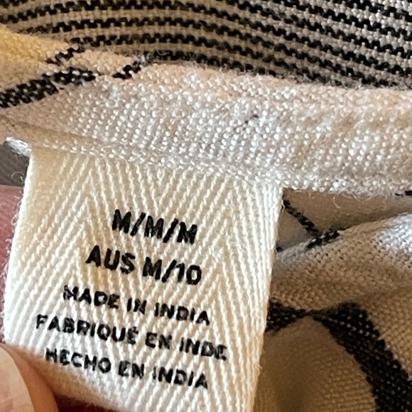 Roxy Love to Go Maxi Dress Cover Up Dress White with Strips Size M - Picture 7 of 11